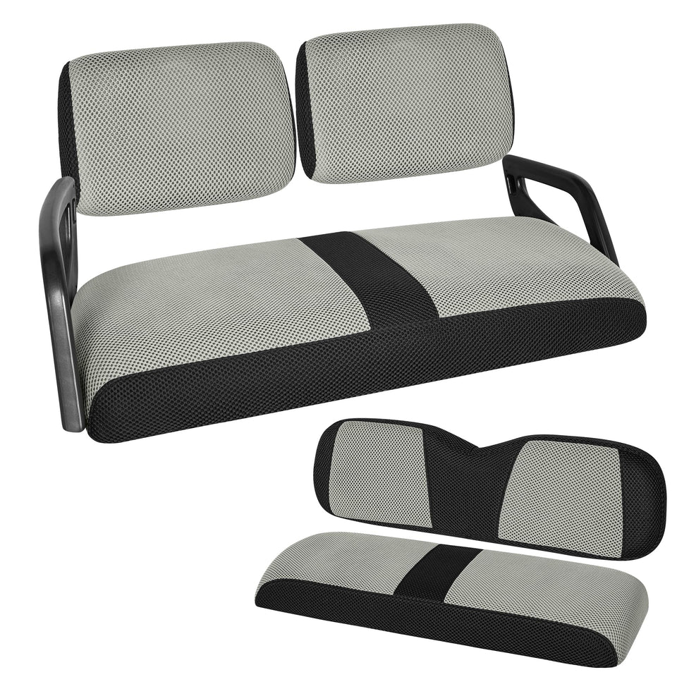 SANXIACAR front seat cover for Yamaha G22 with breathable mesh protection.
