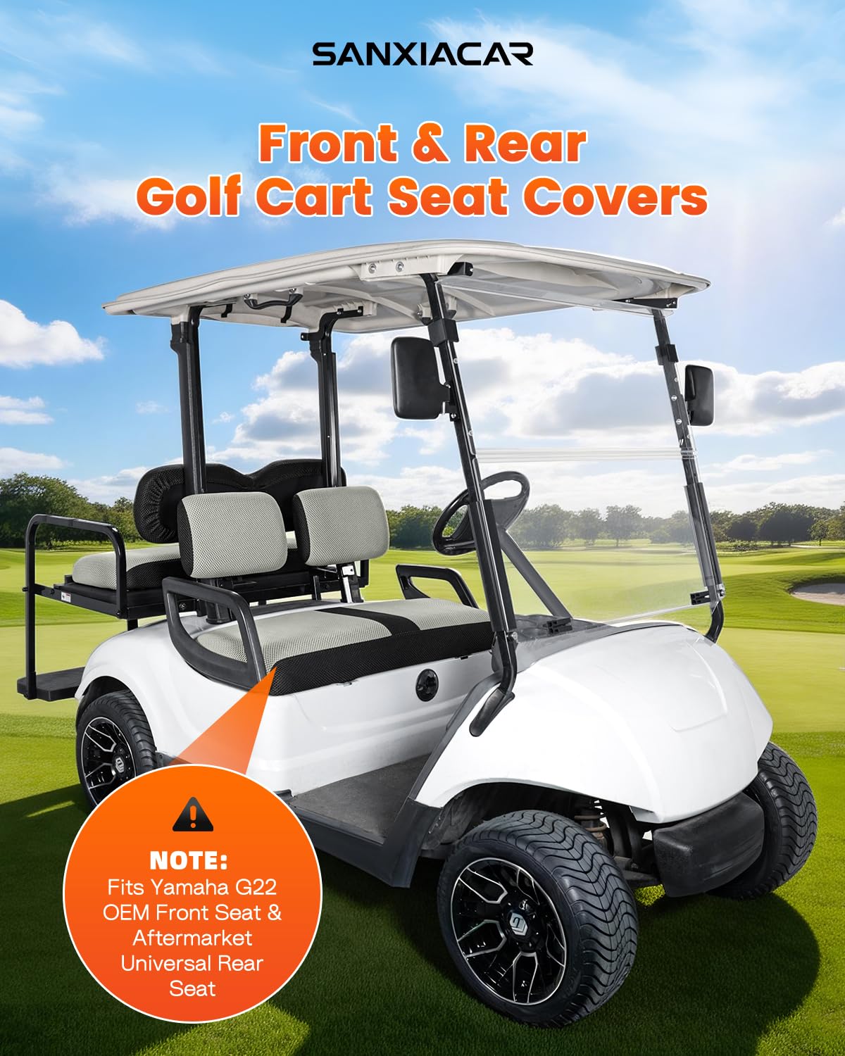 SANXIACAR fit guide helps measure for proper compatibility.