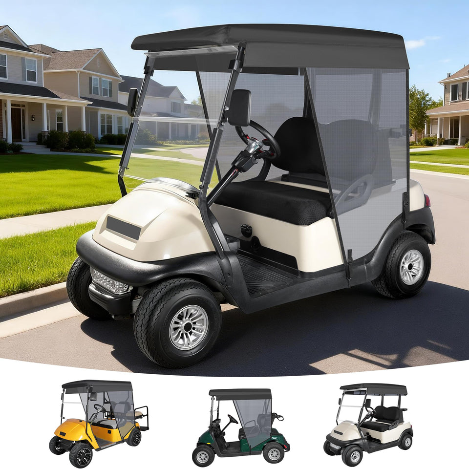 SANXIACAR golf cart sun shade 59in providing shade on sunny days