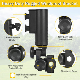 SANXIACAR non-slip clip keeps the umbrella secure in windy conditions.