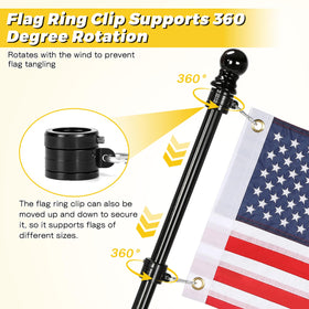 SANXIACAR stainless steel flag poles resist rust in outdoor conditions
