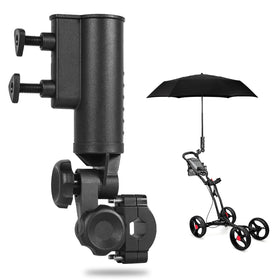 SANXIACAR umbrella holder demonstrates 180-degree adjustment for versatile shade.