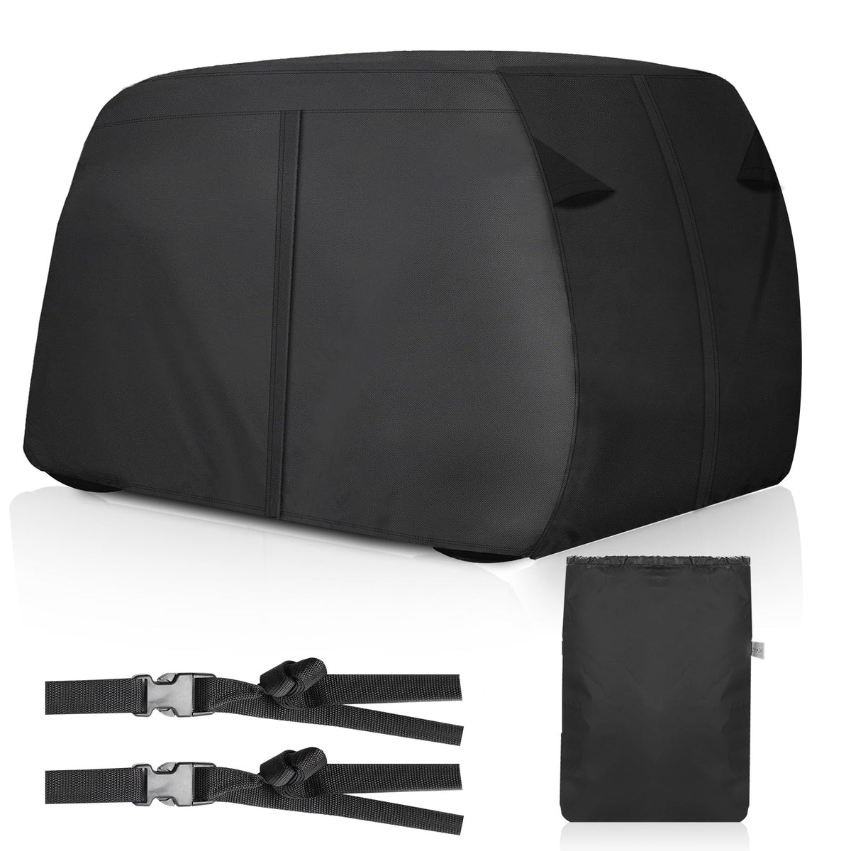 SaolGllS golf cart cover front view for 4-passenger carts