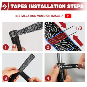 SAPLIZE anti-slip tack grip enhances wet weather performance.