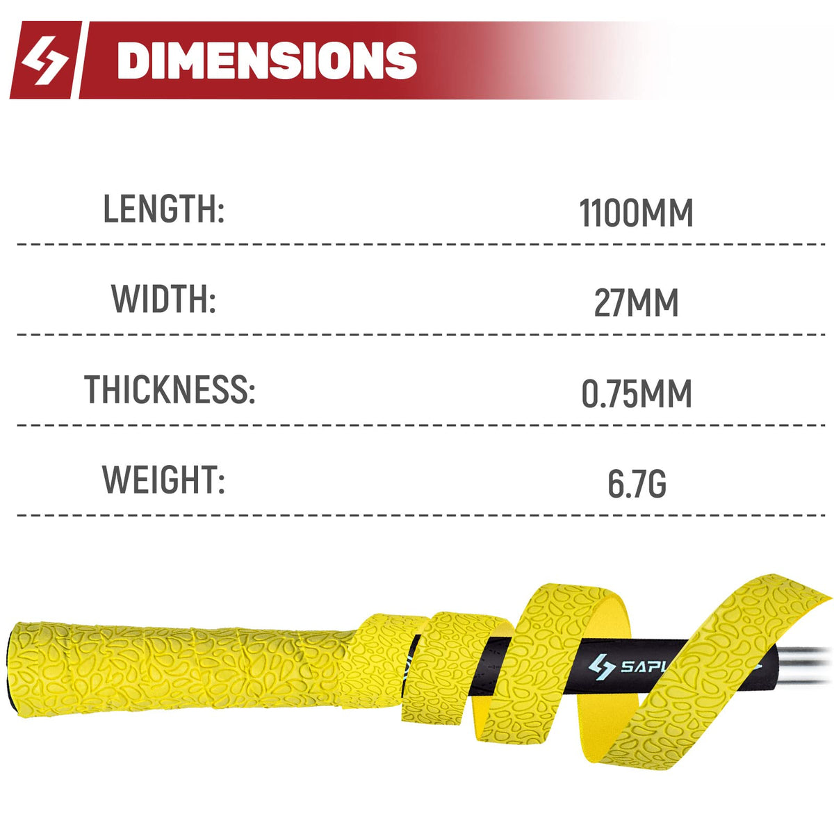 SAPLIZE anti-slip wet weather use highlights sweat absorption and grip security