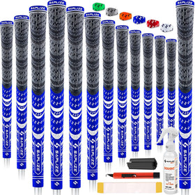 SAPLIZE APLIZE cross-cord grips 13-pack improve anti-slip stability during swings.