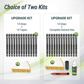 SAPLIZE CC10 deluxe set image features full regripping kit for convenience.