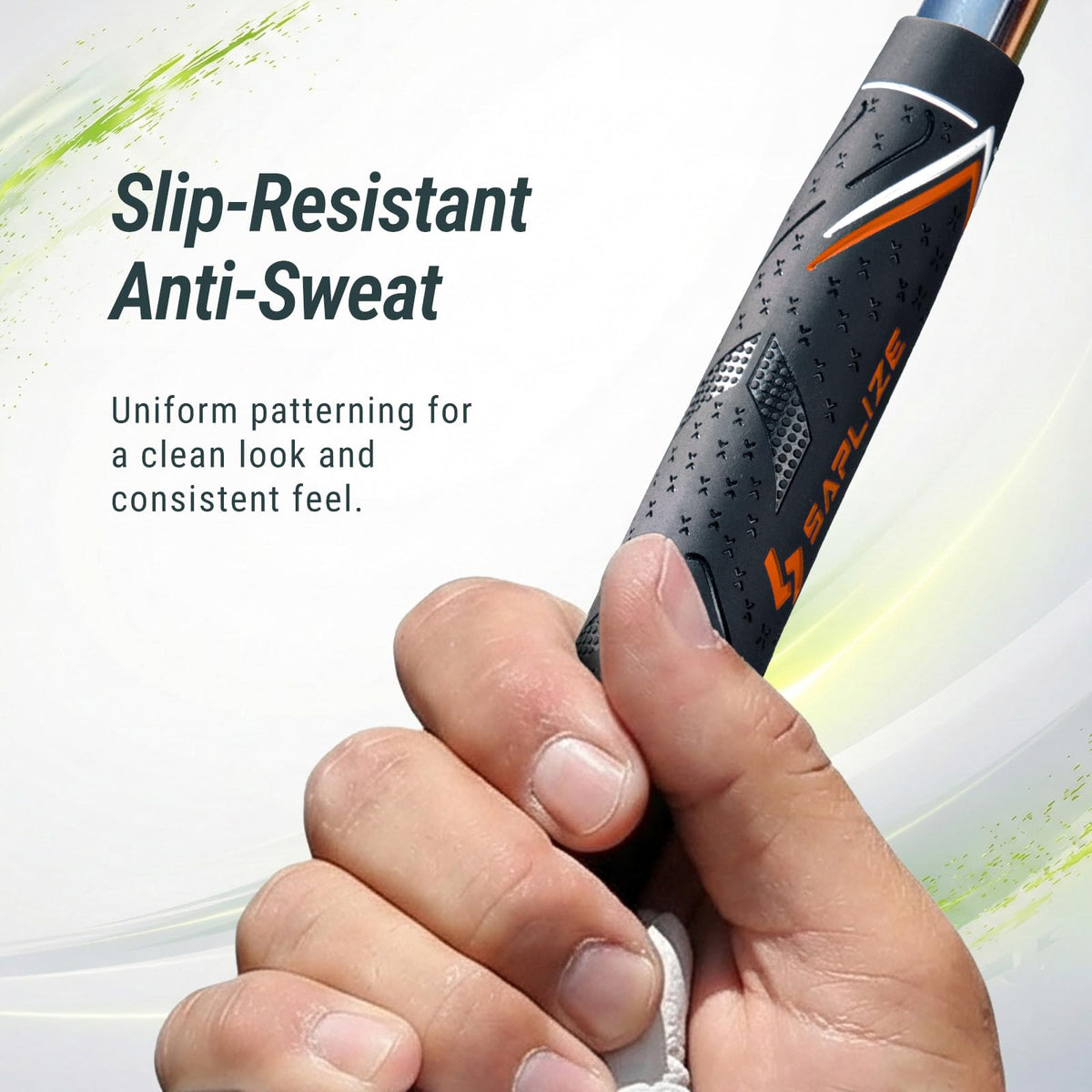 SAPLIZE CC10 grips perform reliably in wet conditions with better control.