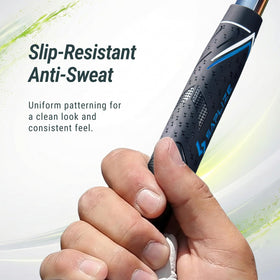SAPLIZE CC10 jumbo blue grip shock absorption focus suggests smoother swings.
