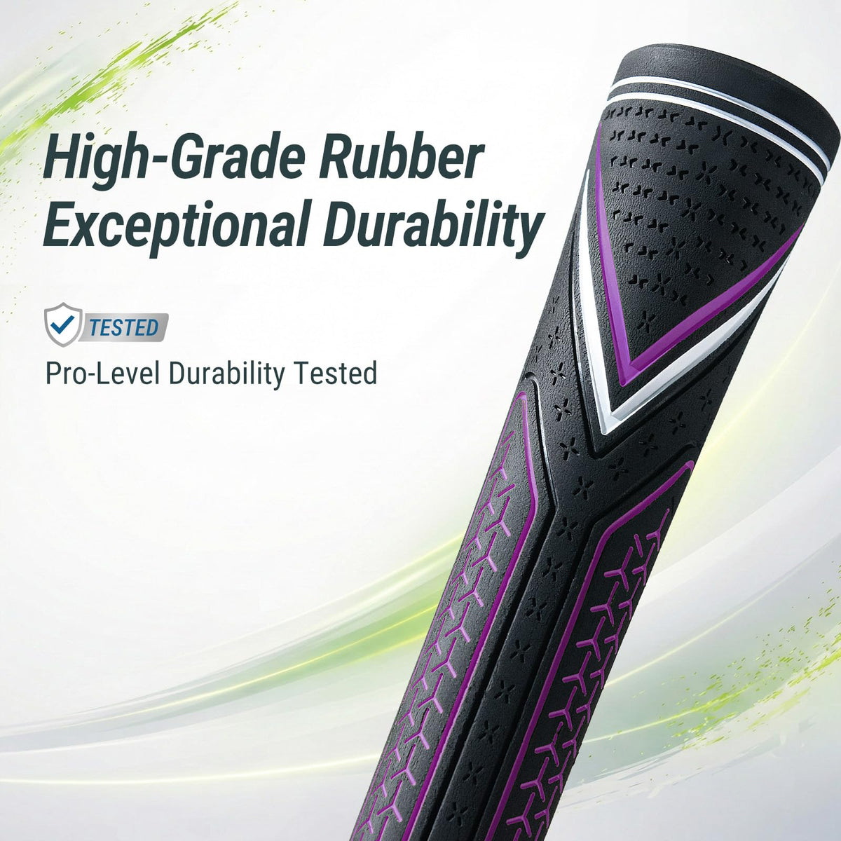 Saplize CC10 standard blue golf grip showcases anti-slip texture for steady control.