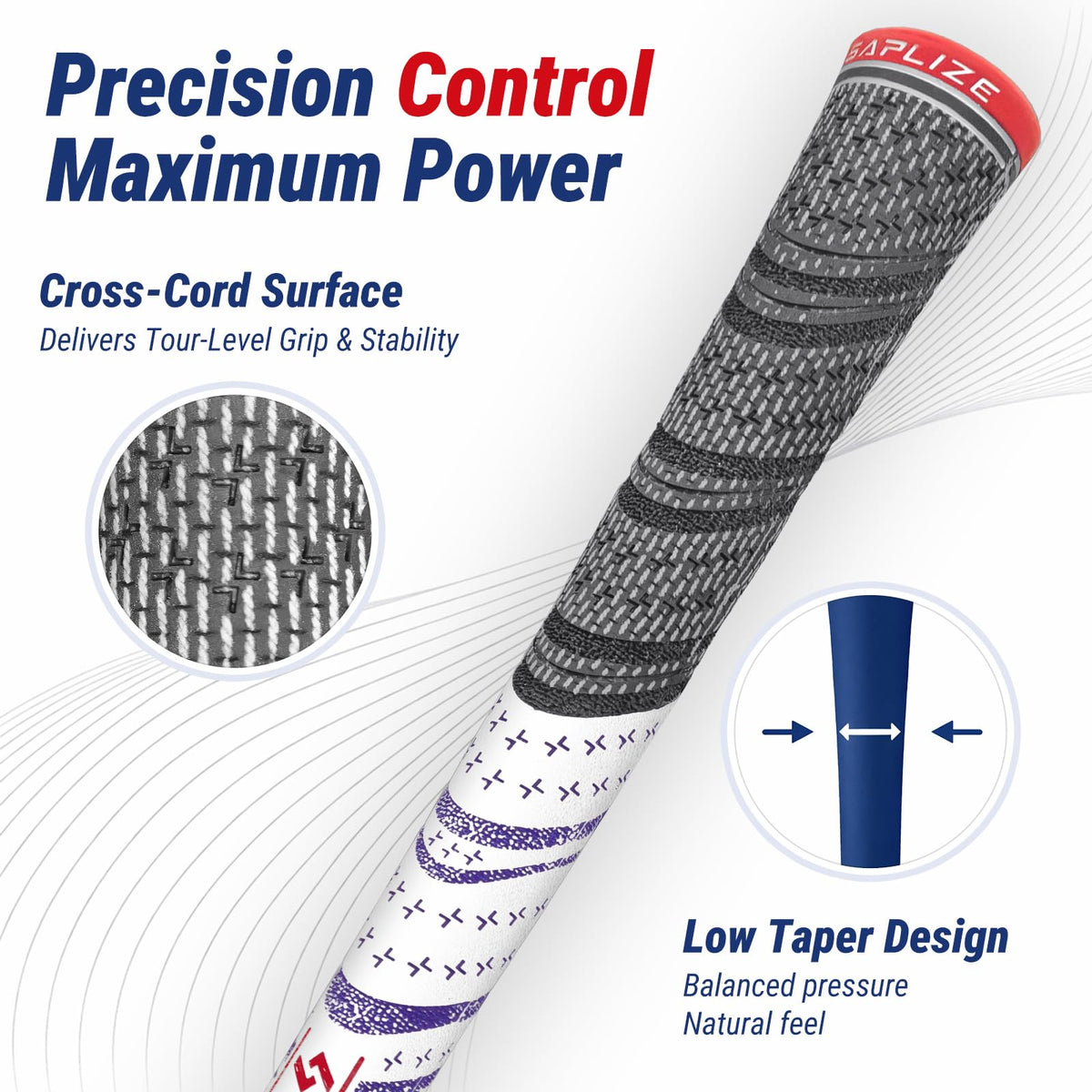 SAPLIZE CL03 cross-cord upper design close-up for grip stability