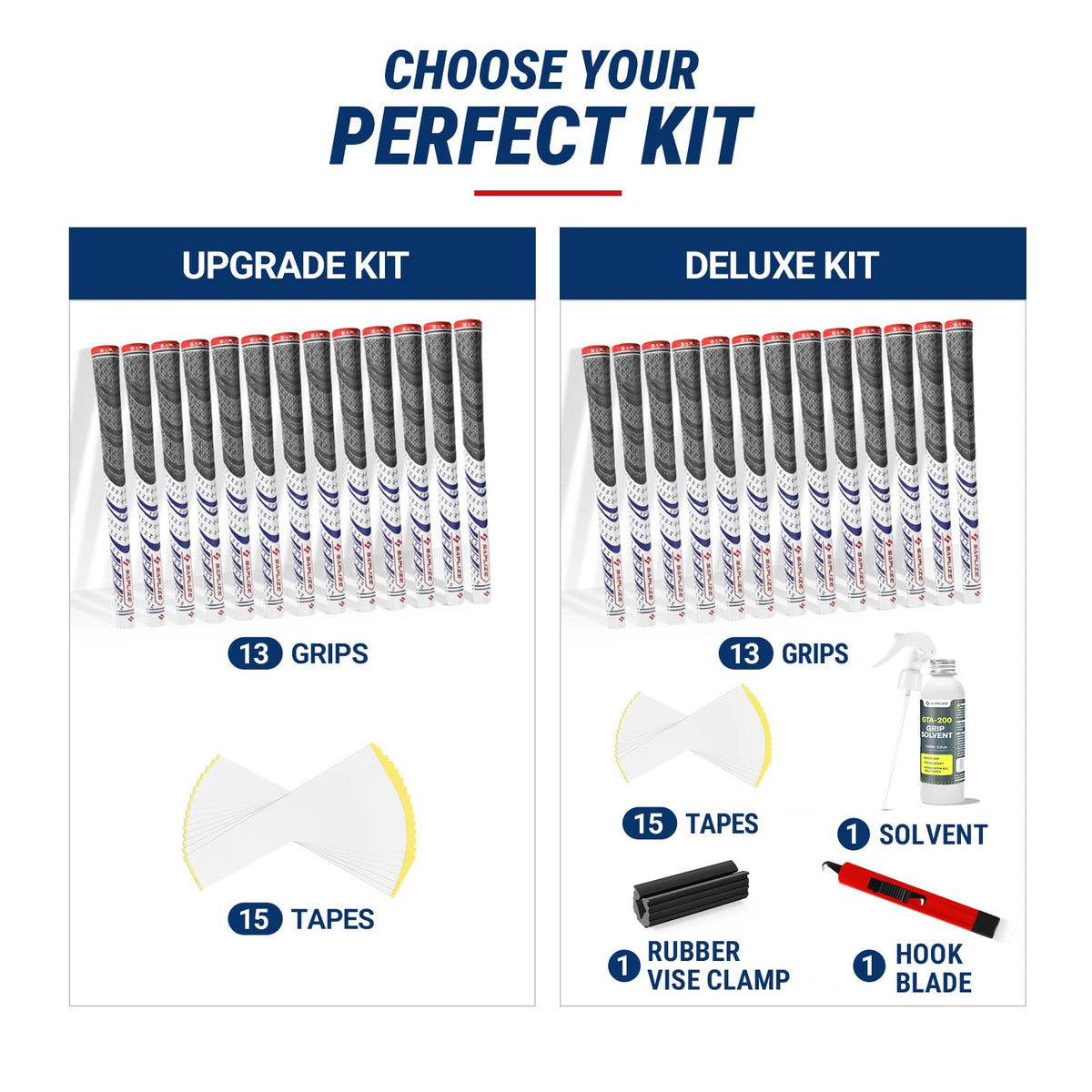 SAPLIZE CL03 deluxe kit for full regripping maintenance