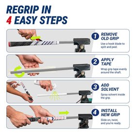 Orange SAPLIZE options highlight the low taper design for reduced hand tension.
