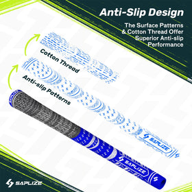 Saplize mid-size Cross Cord grip balanced feel and control