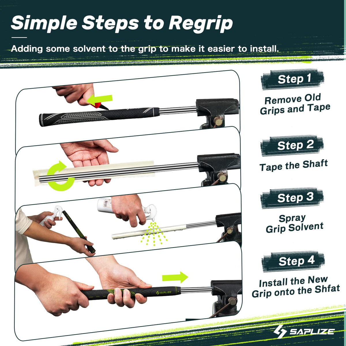 Deluxe set with tapes for quick installation