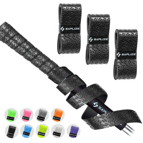 SAPLIZE Golf Grip Wrapping Tapes pack close-up showing 15 rolls for quick regripping.
