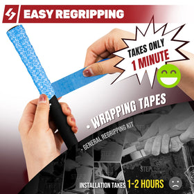 Anti-slip surface on SAPLIZE tape helps maintain control in wet and dry conditions