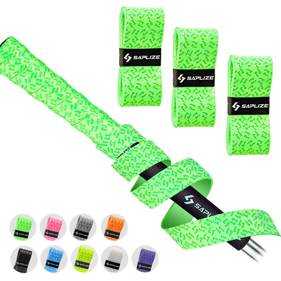 SAPLIZE fluorescent green golf grip wrapping tape pack for quick regrips.