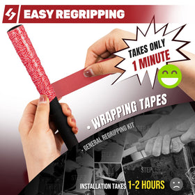 SAPLIZE golf grip wrapping tapes anti-slip-tacky for secure grip in sweaty conditions.