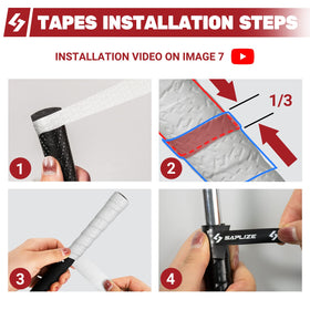 15-tape kit fits all clubs and grip sizes