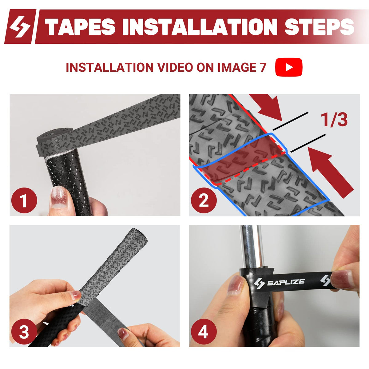 SAPLIZE PU material delivers soft feel and lasting grip comfort