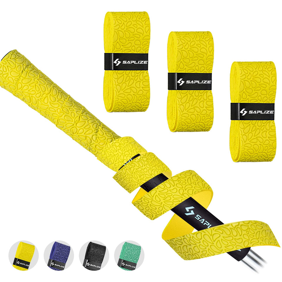 SAPLIZE golf grip wrapping tapes pack demonstrates a 15-tape set for quick regripping