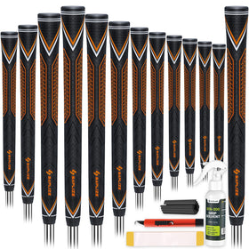 SAPLIZE CC10 orange grips pack highlighting reliable traction for a full set