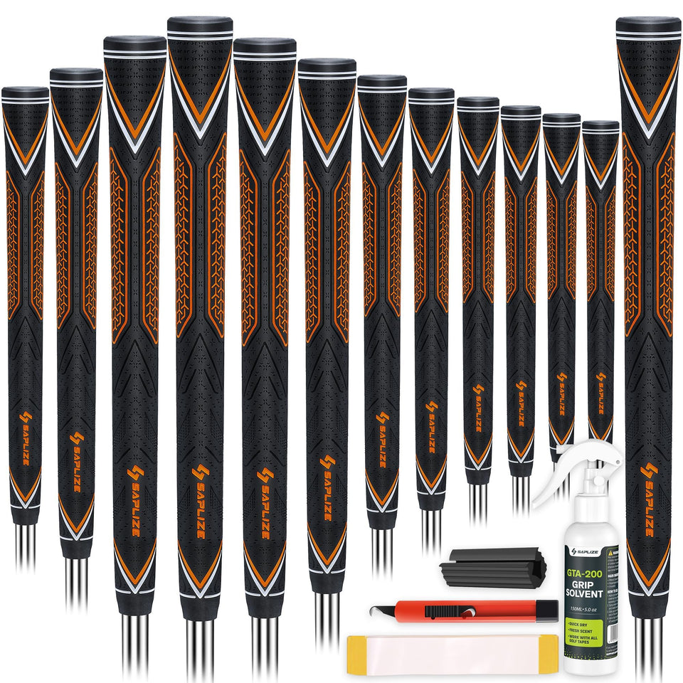 SAPLIZE CC10 orange grips pack highlighting reliable traction for a full set