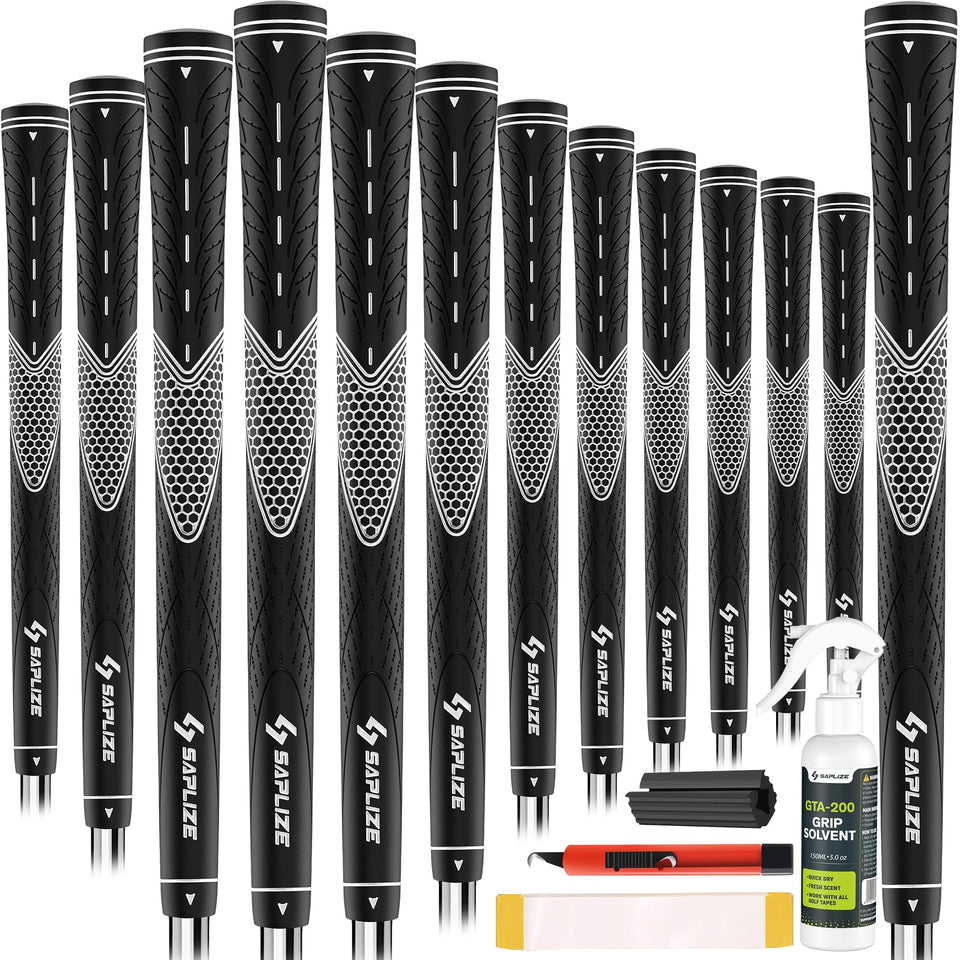 SAPLIZE Golf Grips Under-Size White for precise short-game control