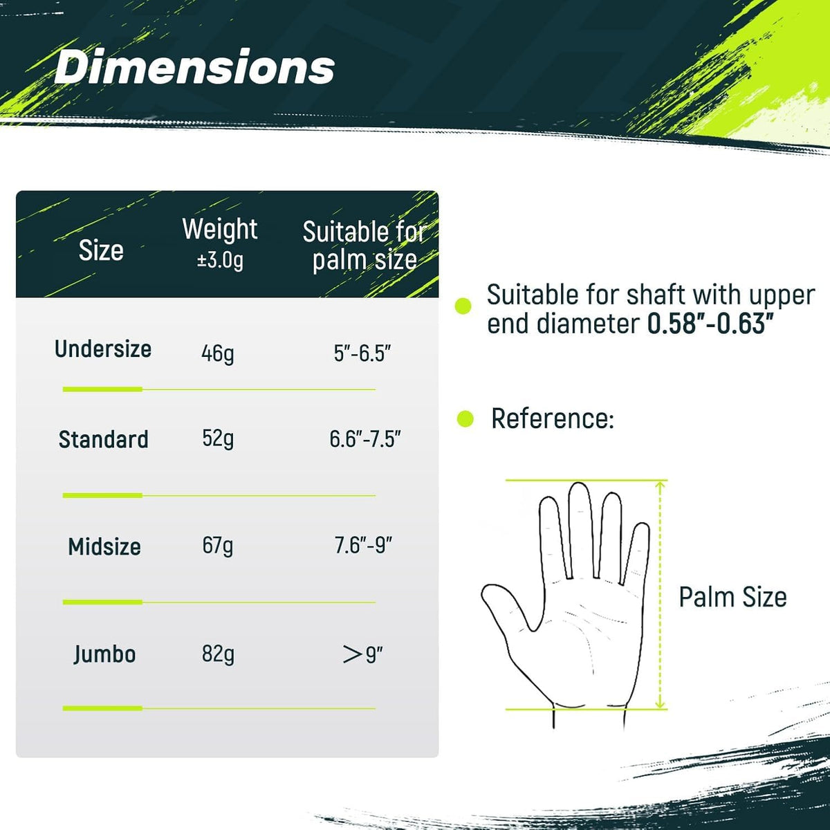 Weight-stable SAPLIZE grips highlight swing consistency.