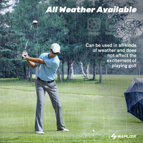 Weight-stable SAPLIZE grips help reduce swing wobble