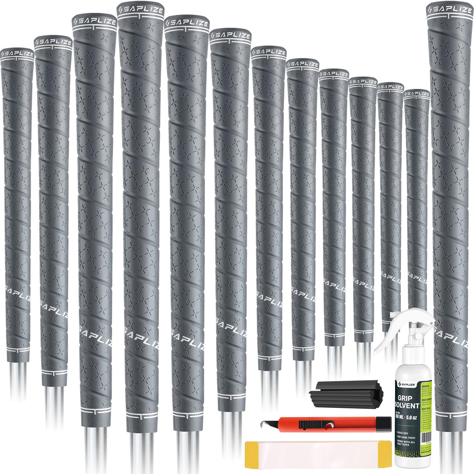 Saplize Midsize Golf Grips wrap design enhances hand feel for precise swings