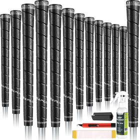 SAPLIZE Midsize Golf Grips wrap design enhances hold and control