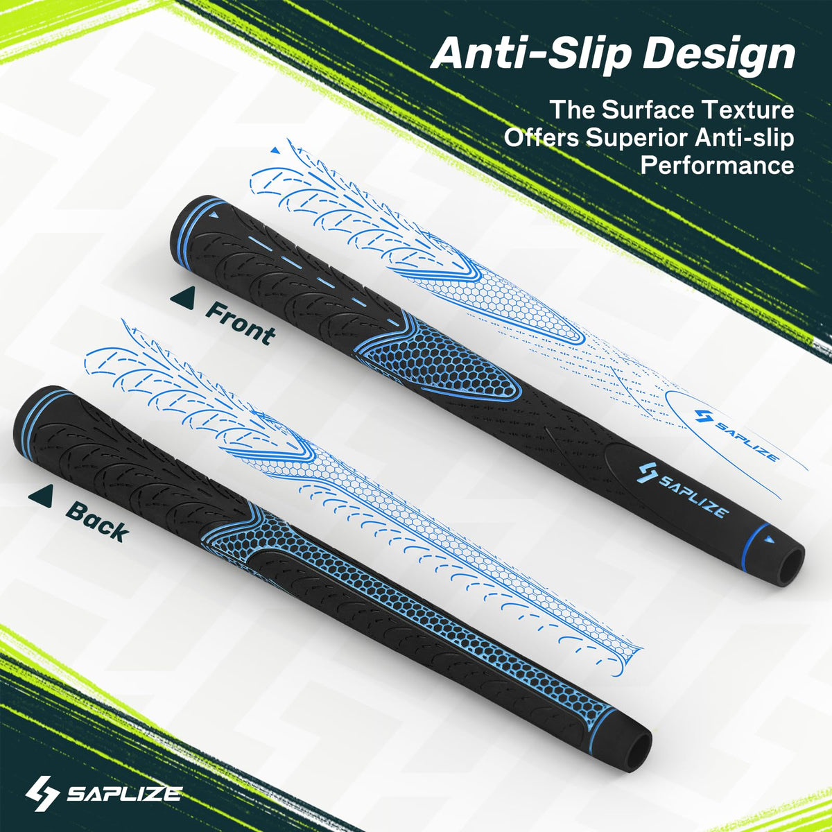 SAPLIZE regripping kit included for easy club maintenance