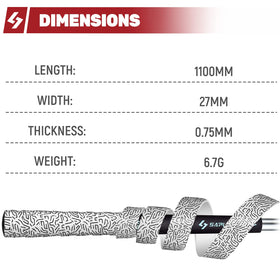 SAPLIZE regripping solution shown applying to grip in minutes