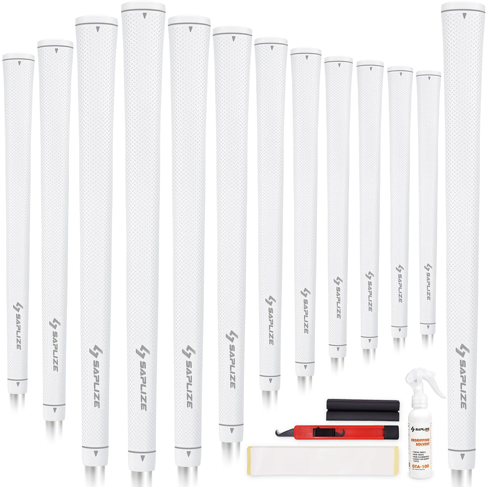 SAPLIZE Women's Exclusive Golf Grips front view shows refined, comfortable grip design.