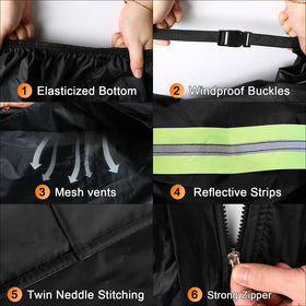 Durable 500D-style polyester fabric used in SAPUBK cart cover.