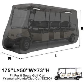 SAPUBK golf cart cover storage bag for easy transport.
