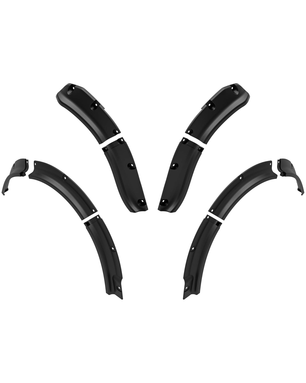 SAUTVS fender flare kit enhances cart styling while protecting components.