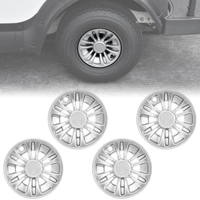 SAUTVS 8in hub cap for EZ-GO cart, installation-ready protection