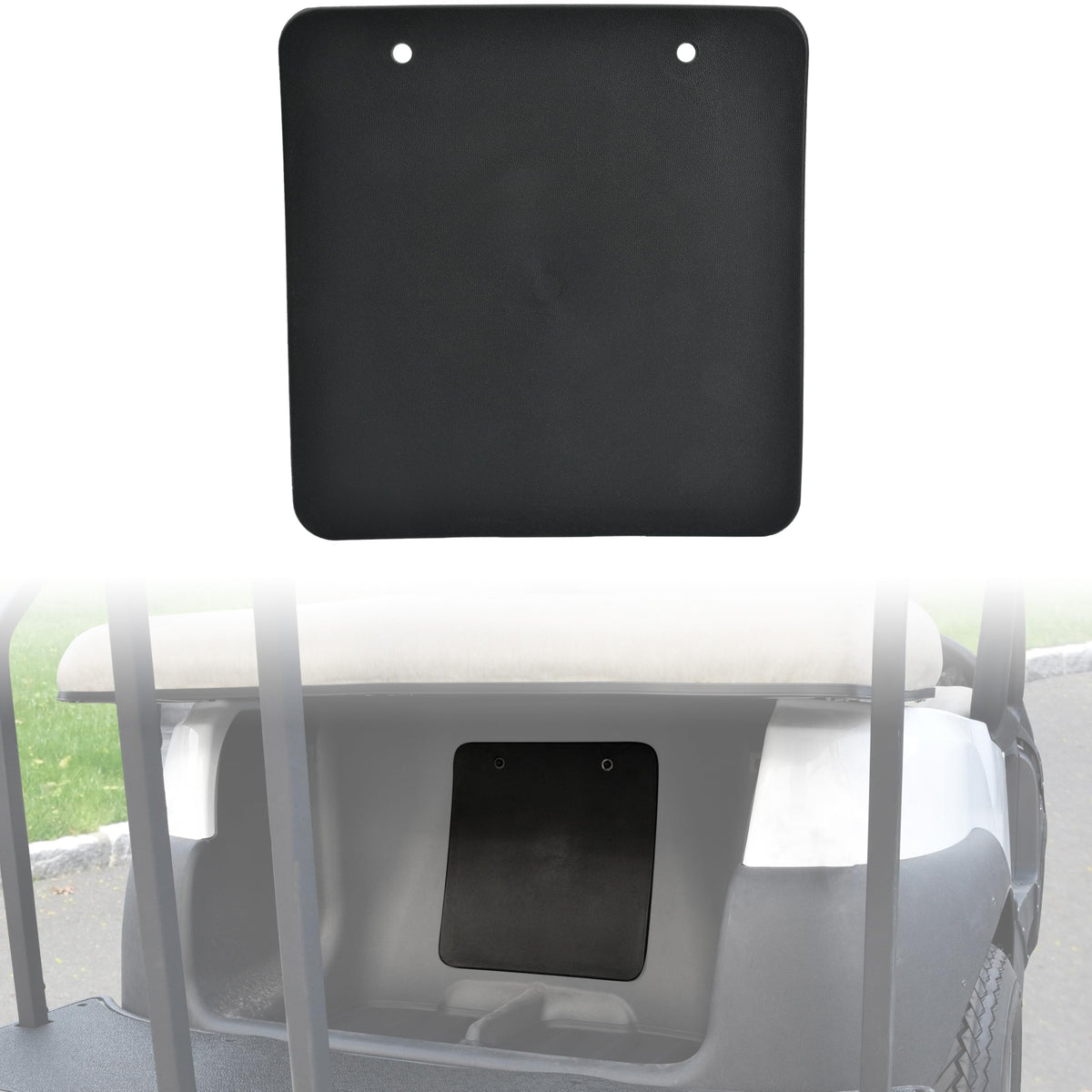 SAUTVS rear access panel for Tempo carts; simple fit and quick protection for interior parts