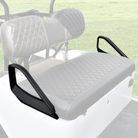 SAUTVS driver-side arm rest on EZGO TXT improves ride comfort