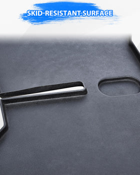 Easy-clean surface resists dirt and spills for quick maintenance