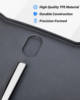 Skid-pattern grip keeps golf bags secure during transit