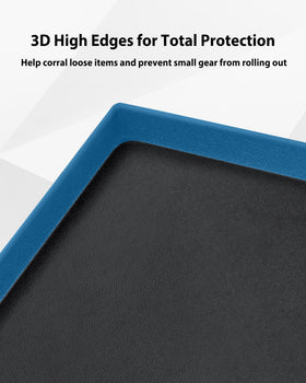 SAUTVS bagwell mat demonstrating skid-resistant surface securing bags during transit