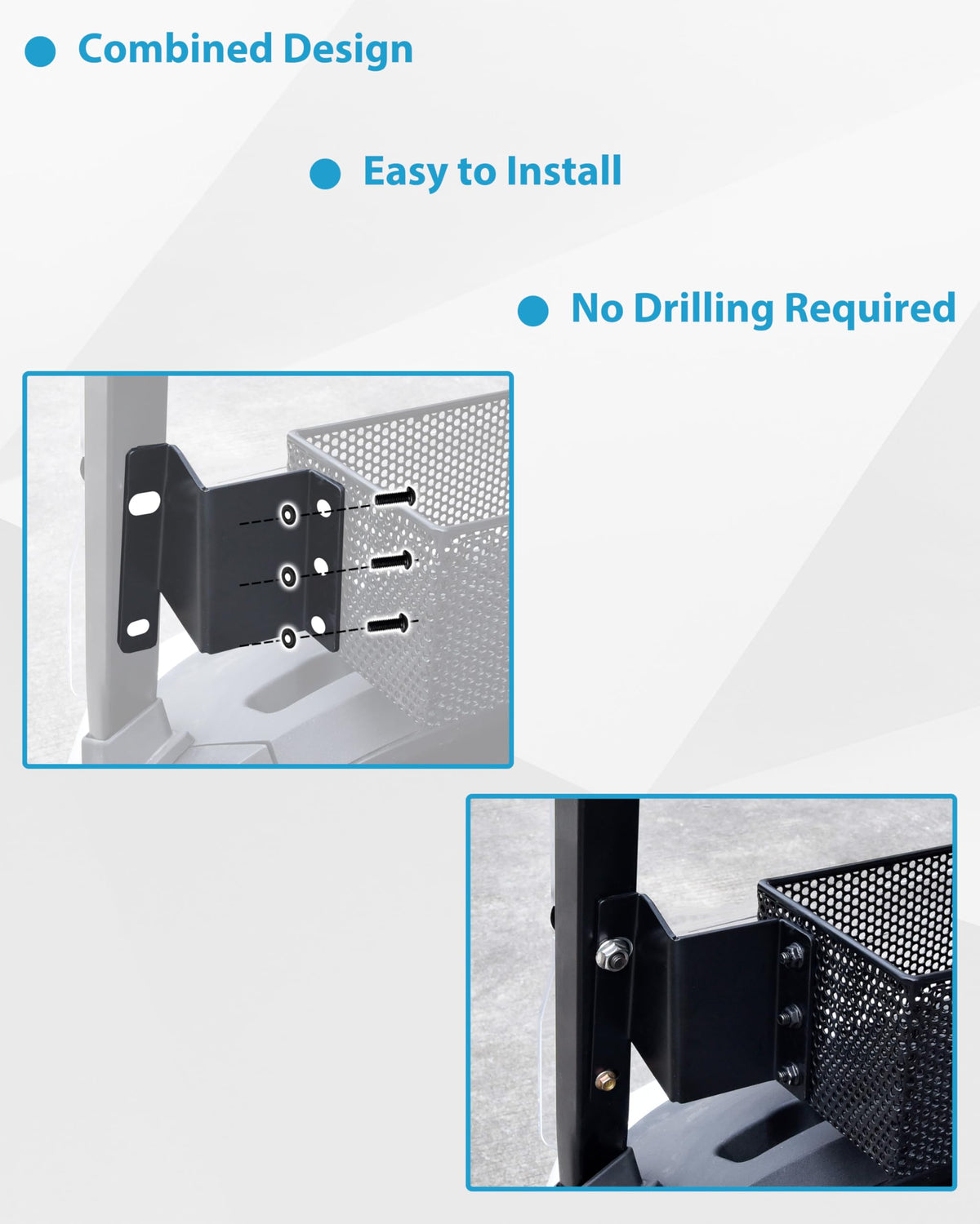 Includes mounting kits and installation instructions for a straightforward fit.