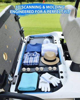SAUTVS durable plastic construction withstands rough golf-cart conditions