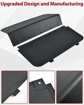Easy installation with included hardware and manual, no tools needed