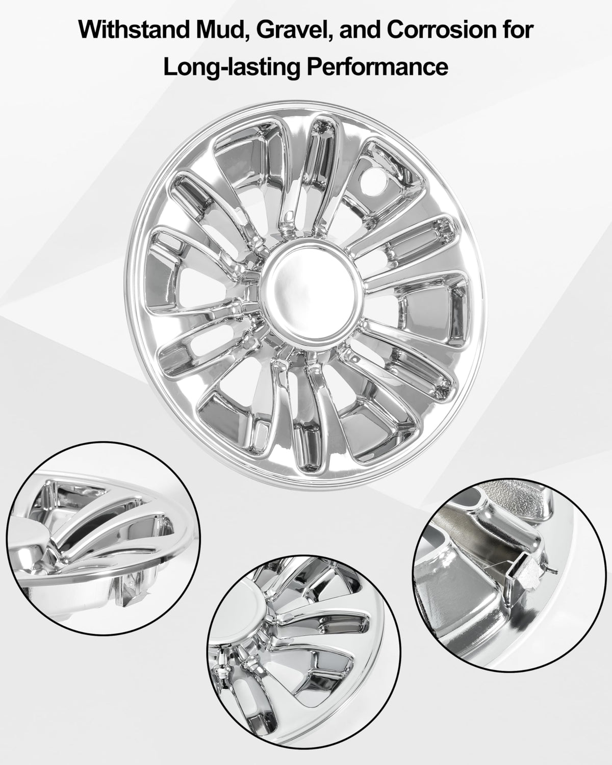SAUTVS electroplating hub caps four-piece packaging