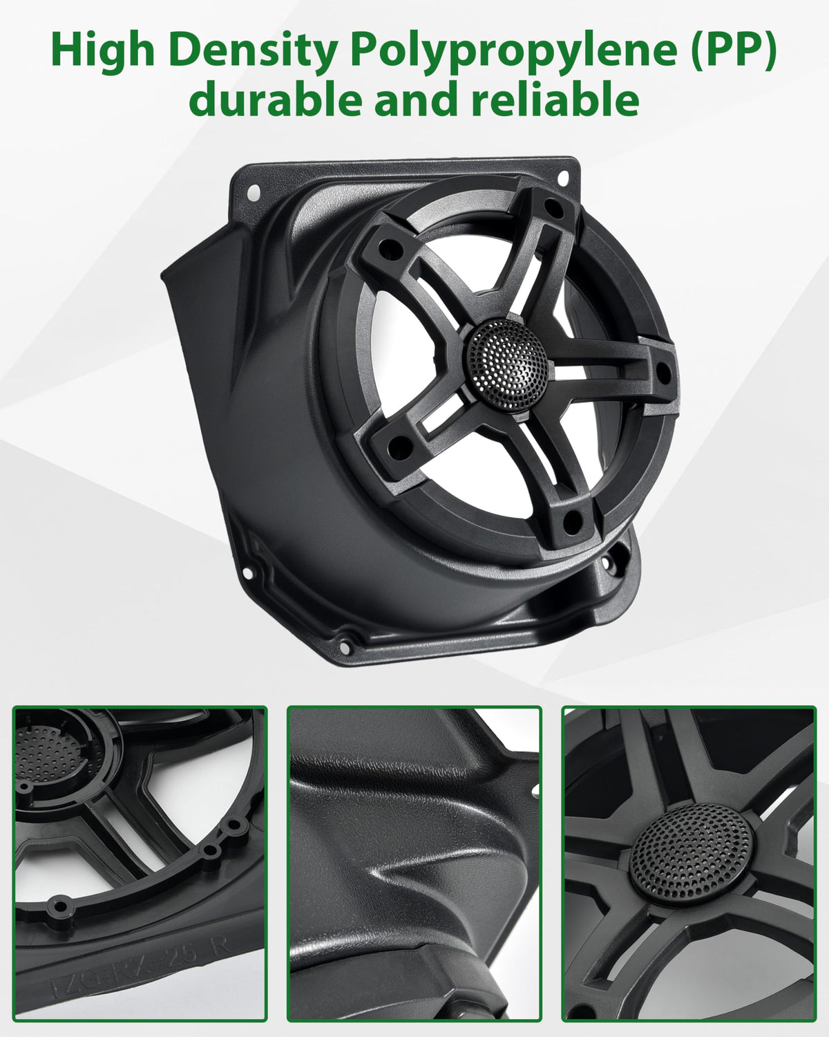 SAUTVS EZGO Valor 2025 6-5-inch speaker fitment demonstrates compatibility.